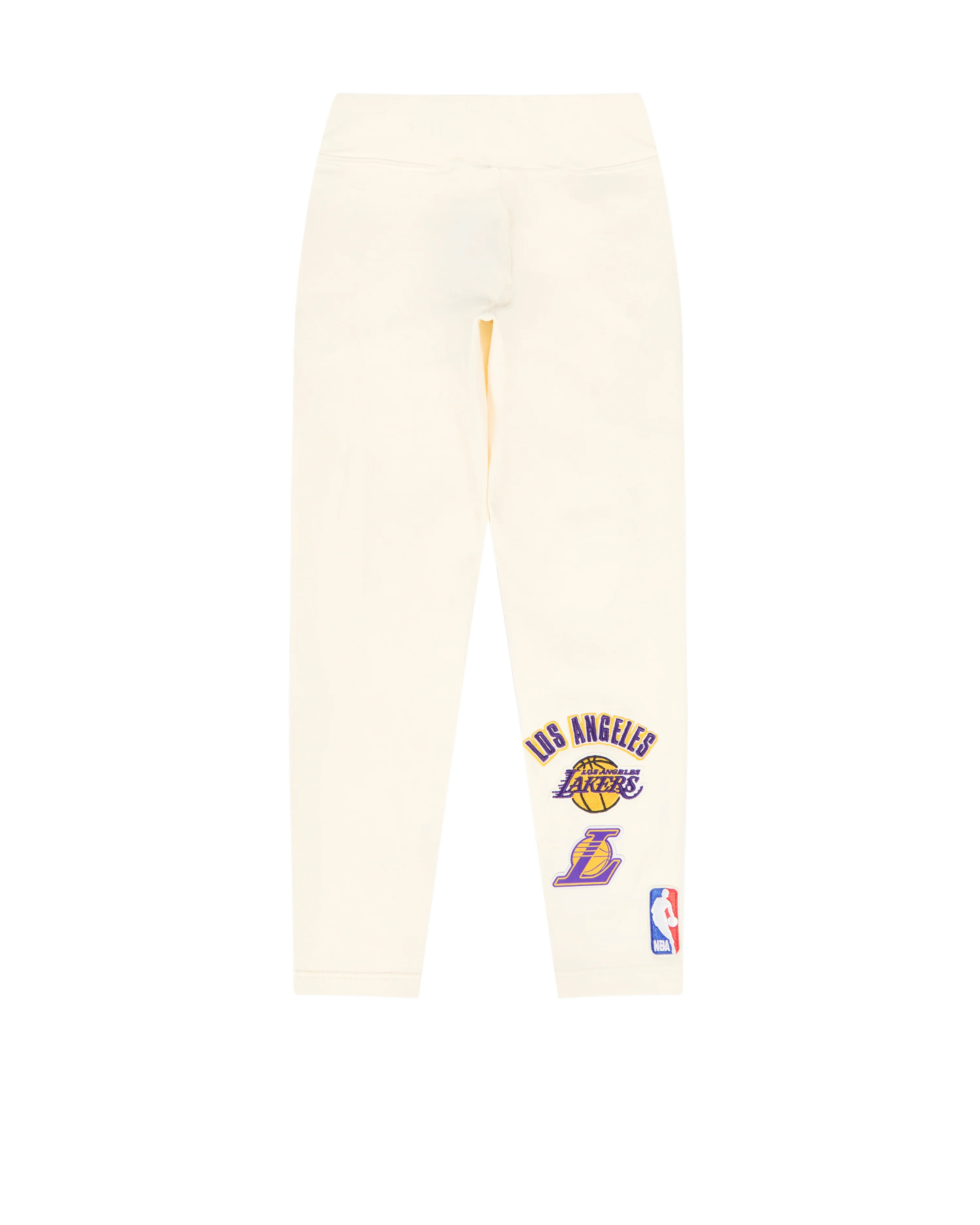 NBA LOS ANGELES LAKERS RETRO CLASSIC LITTLE GIRLS LEGGING (EGGSHELL) - Image 2