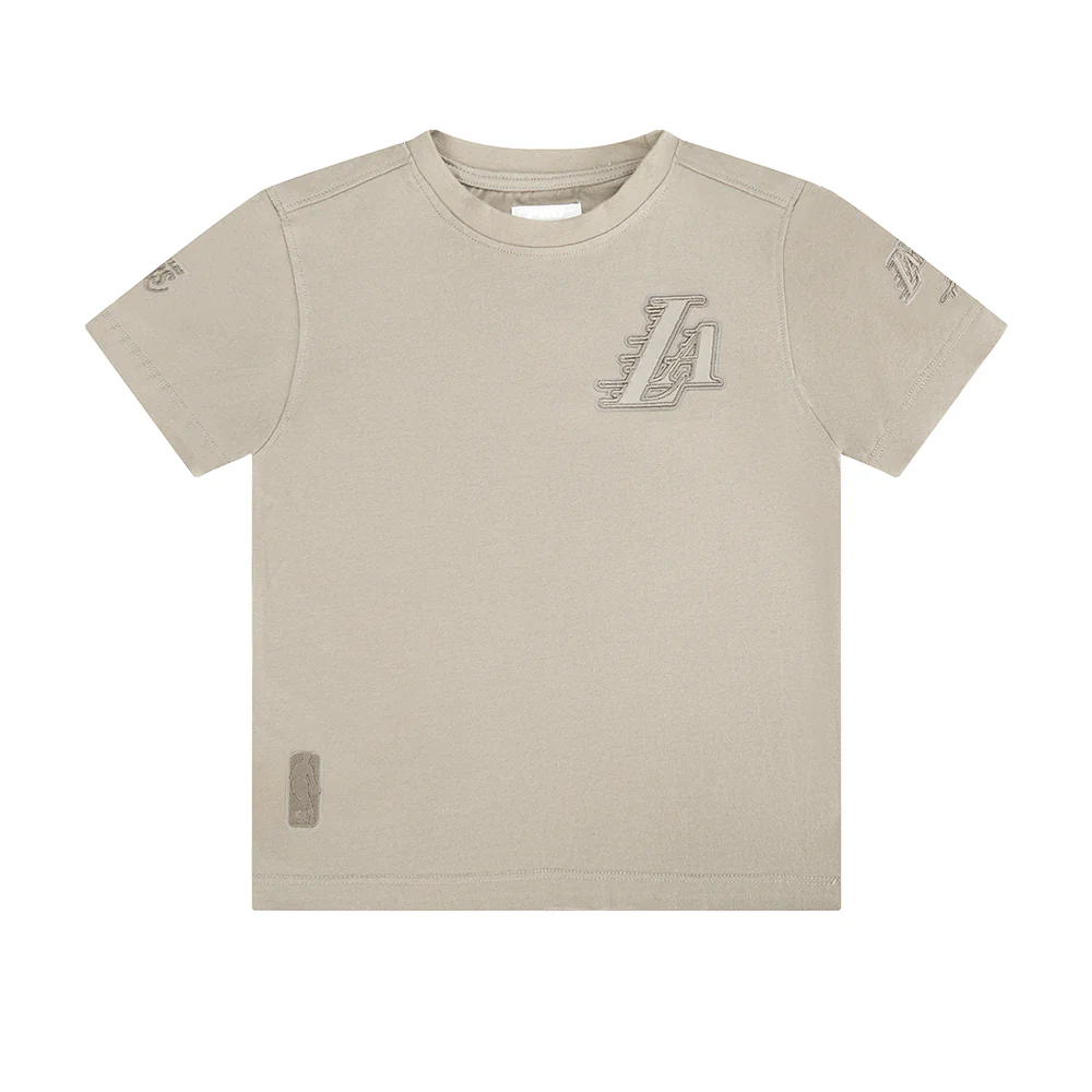 NBA LOS ANGELES LAKERS NEUTRAL TODDLER BOYS SHORT SLEEVE TEE (TAUPE) - Image 3