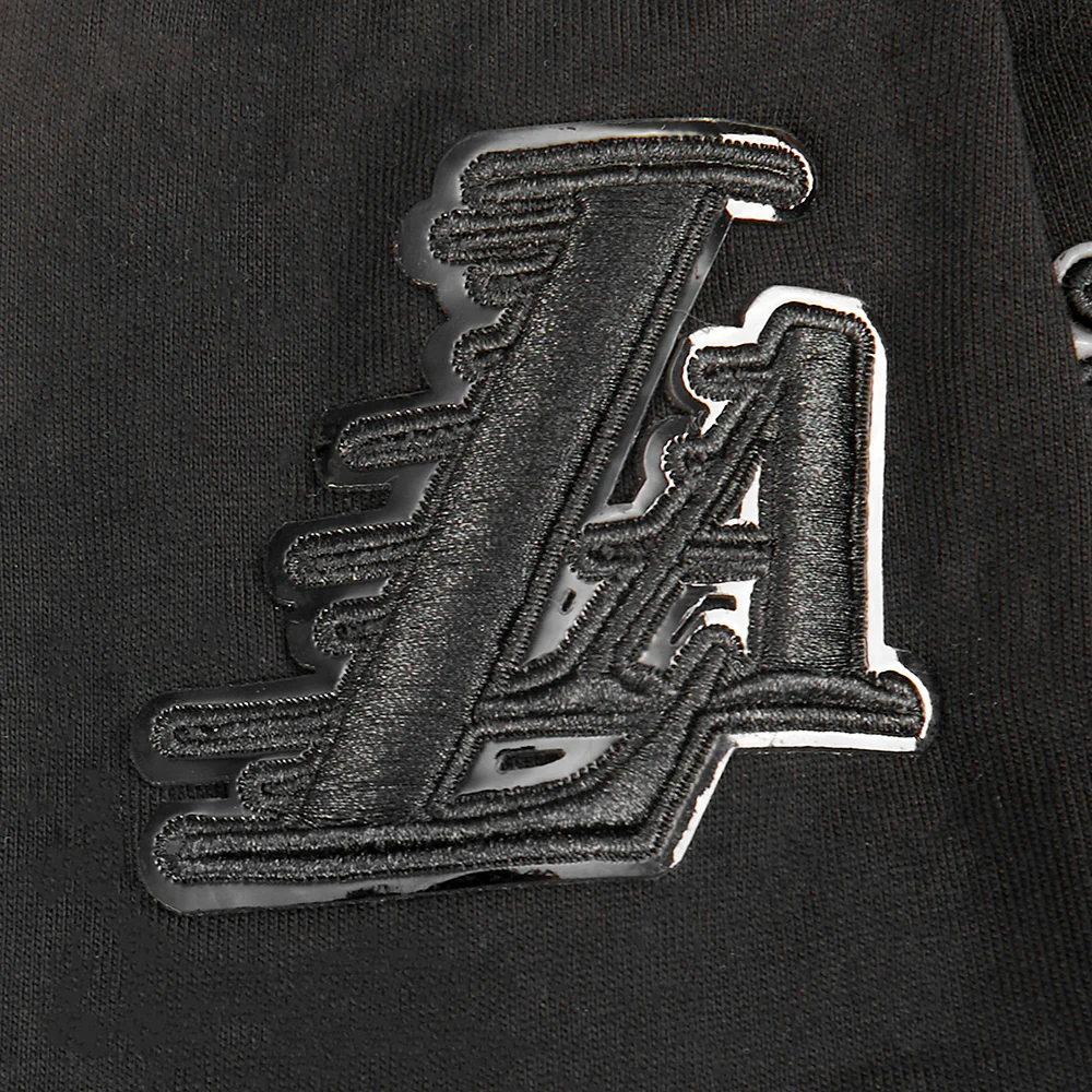 NBA LOS ANGELES LAKERS TRIPLE BLACK TODDLER BOYS SHORT SLEEVE TEE (BLACK) - Image 6