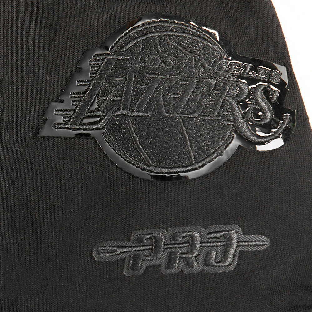 NBA LOS ANGELES LAKERS TRIPLE BLACK TODDLER BOYS SHORT SLEEVE TEE (BLACK) - Image 7