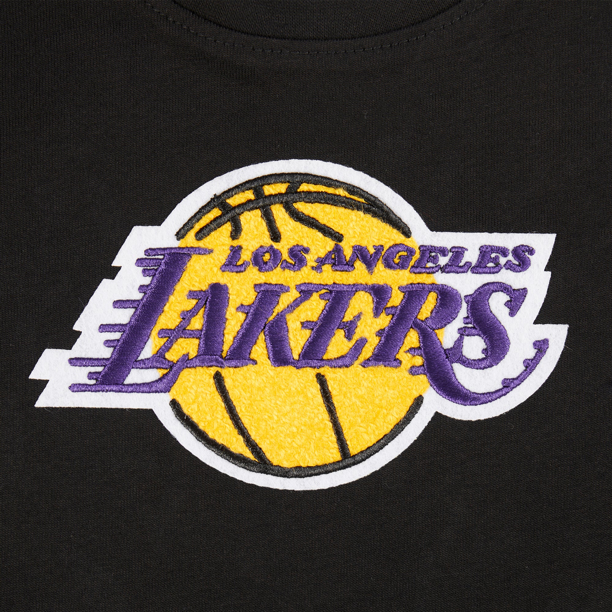 NBA LOS ANGELES LAKERS RETRO CLASSIC TODDLER BOYS SHORT SLEEVE TEE (BLACK) - Image 5