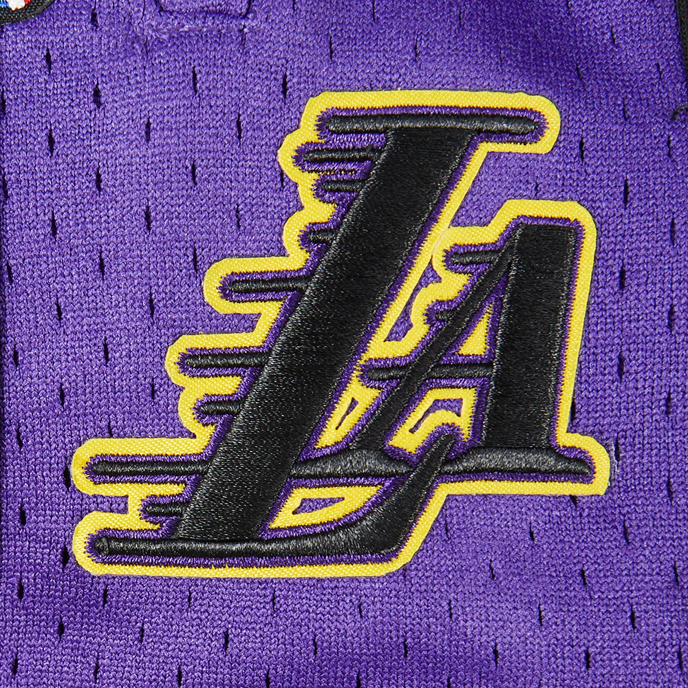 NBA LOS ANGELES LAKERS CLASSIC TODDLER BOYS FLEECE 2.0 SHORT (BLACK/PURPLE) - Image 10