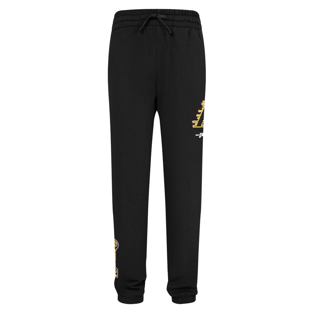 NBA LOS ANGELES LAKERS CLASSIC TODDLER BOYS FLC SWEATPANT (BLACK) - Image 2