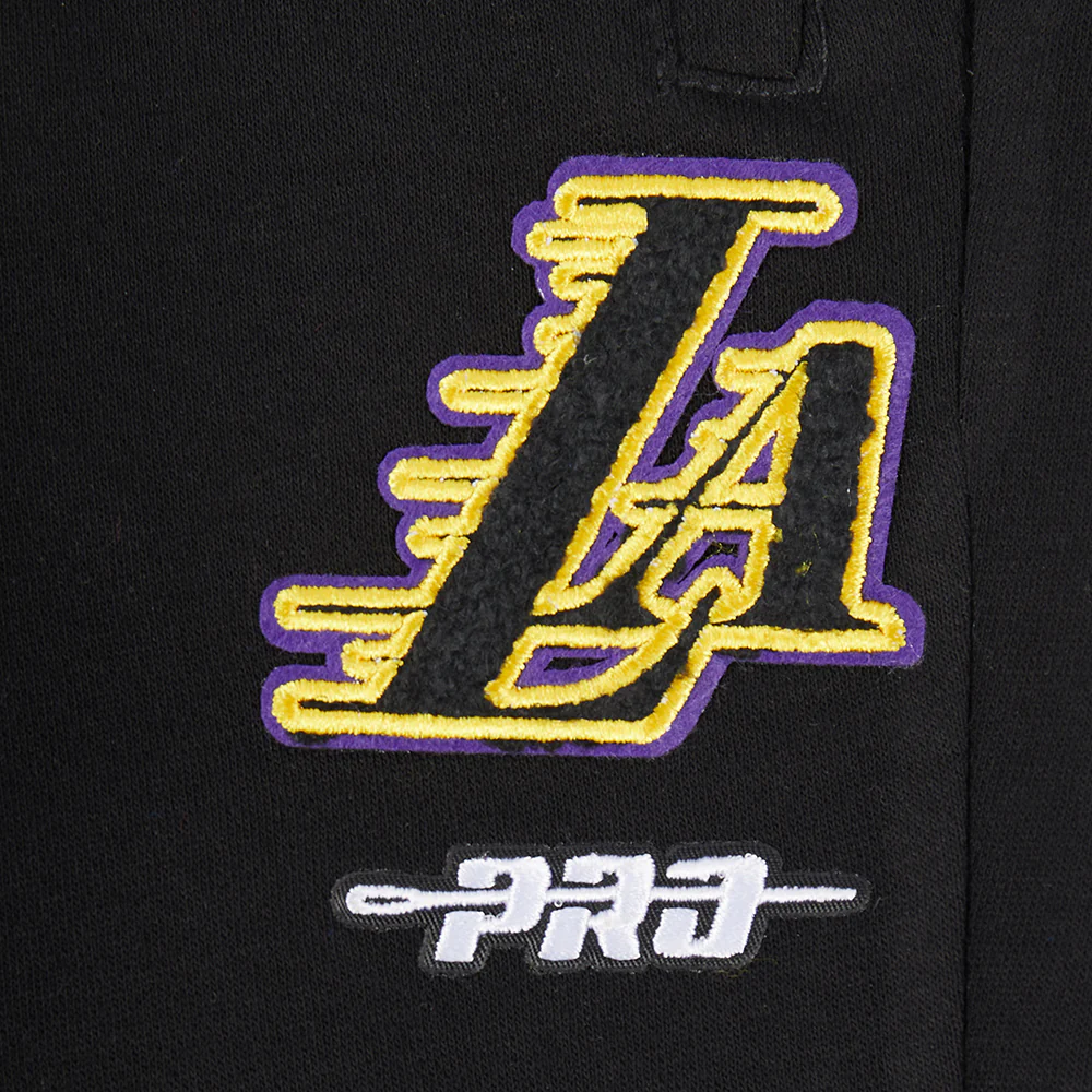NBA LOS ANGELES LAKERS CLASSIC TODDLER BOYS FLC SWEATPANT (BLACK) - Image 5