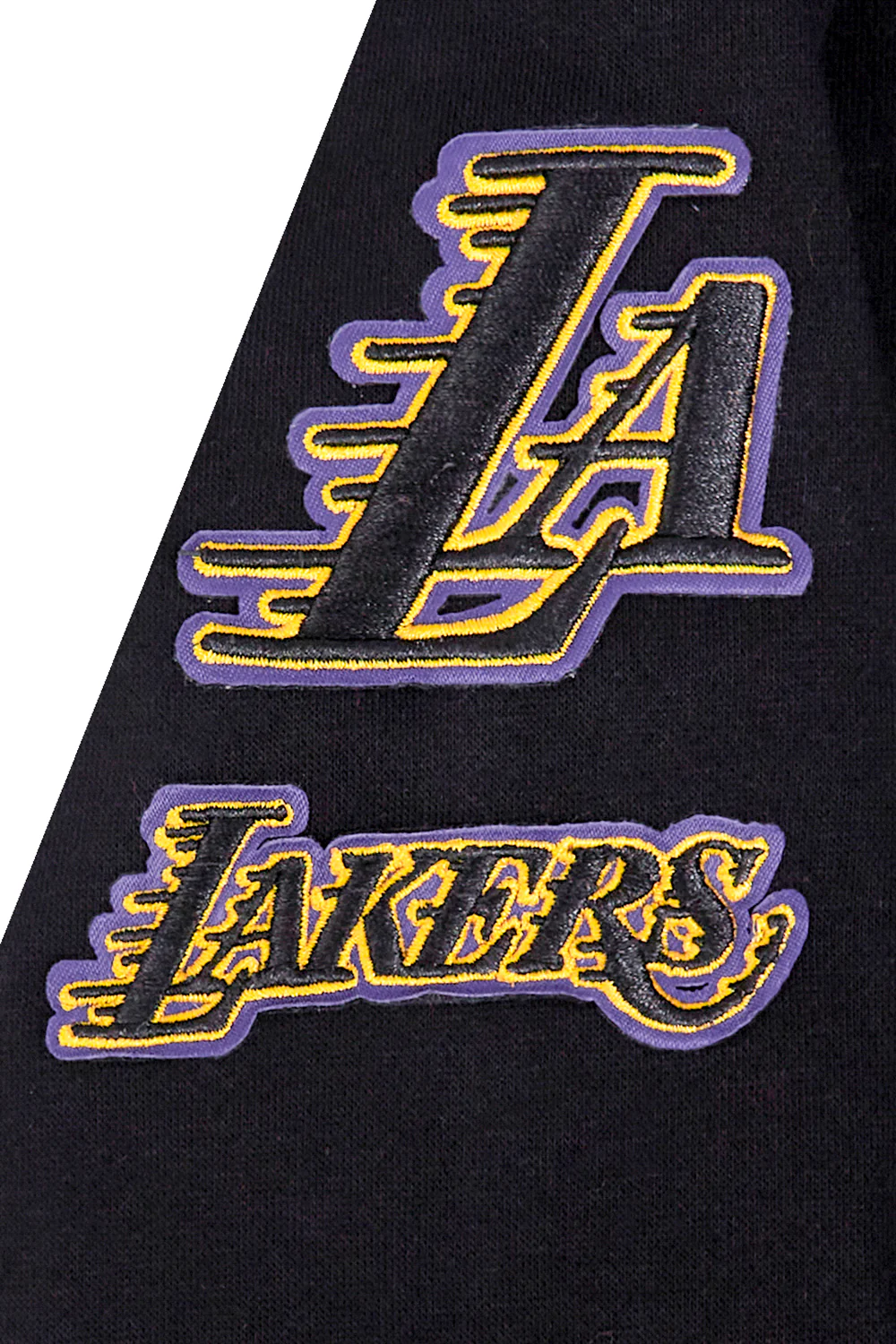 NBA LOS ANGELES LAKERS CLASSIC TODDLER BOYS FLEECE FULL ZIP HOODIE (BLACK) - Image 7