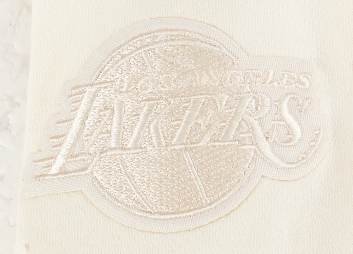 NBA LOS ANGELES LAKERS NEUTRAL TODDLER BOYS FLEECE CREWNECK (EGGSHELL) - Image 7