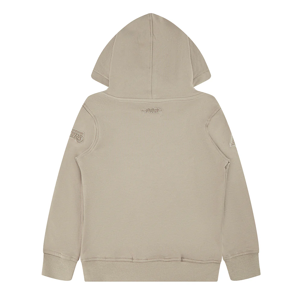 NBA LOS ANGELES LAKERS NEUTRAL TODDLER BOYS FLEECE PULLOVER HOODIE (TAUPE) - Image 4