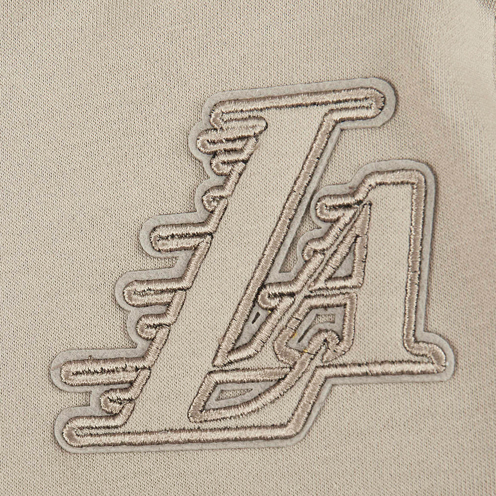 NBA LOS ANGELES LAKERS NEUTRAL TODDLER BOYS FLEECE PULLOVER HOODIE (TAUPE) - Image 5