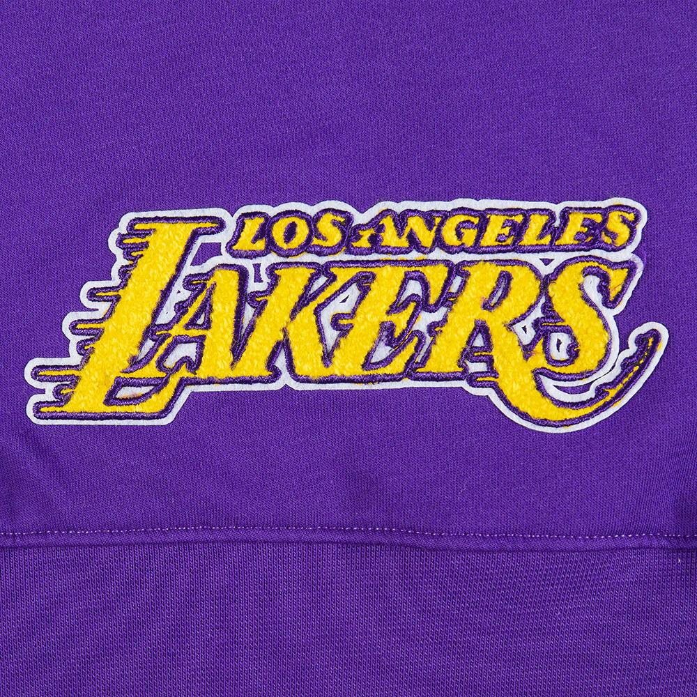 NBA LOS ANGELES LAKERS CLASSIC TODDLER GIRLS FLEECE FULL ZIP HOODIE  (PURPLE) - Image 5