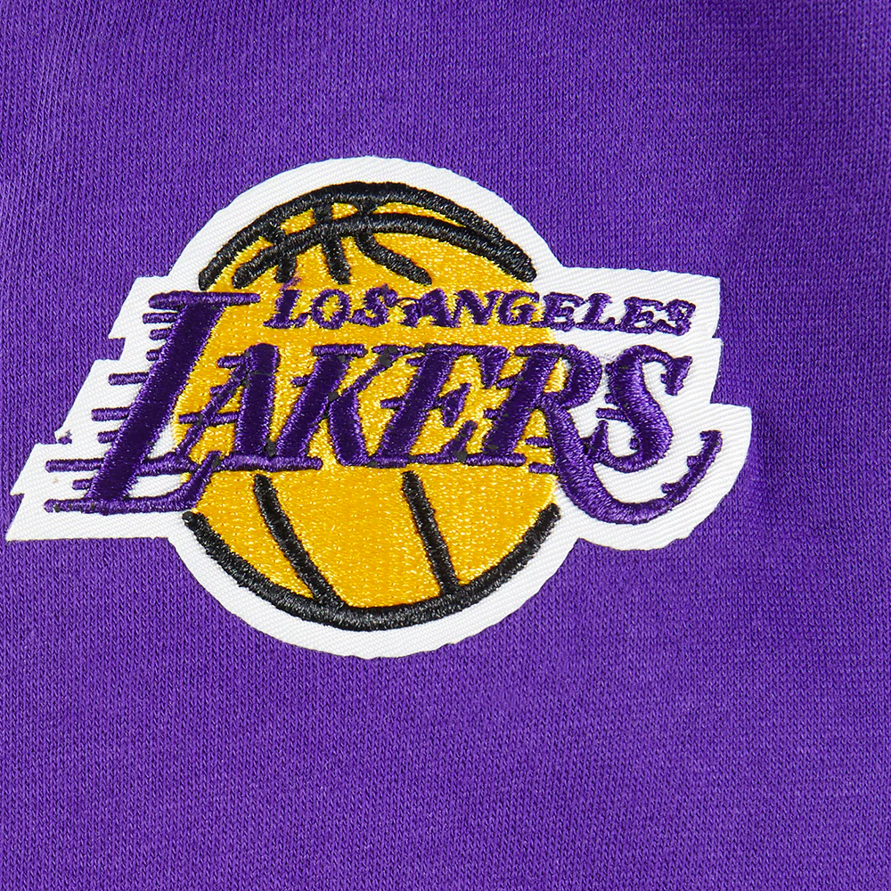 NBA LOS ANGELES LAKERS CLASSIC TODDLER GIRLS FLEECE FULL ZIP HOODIE  (PURPLE) - Image 7