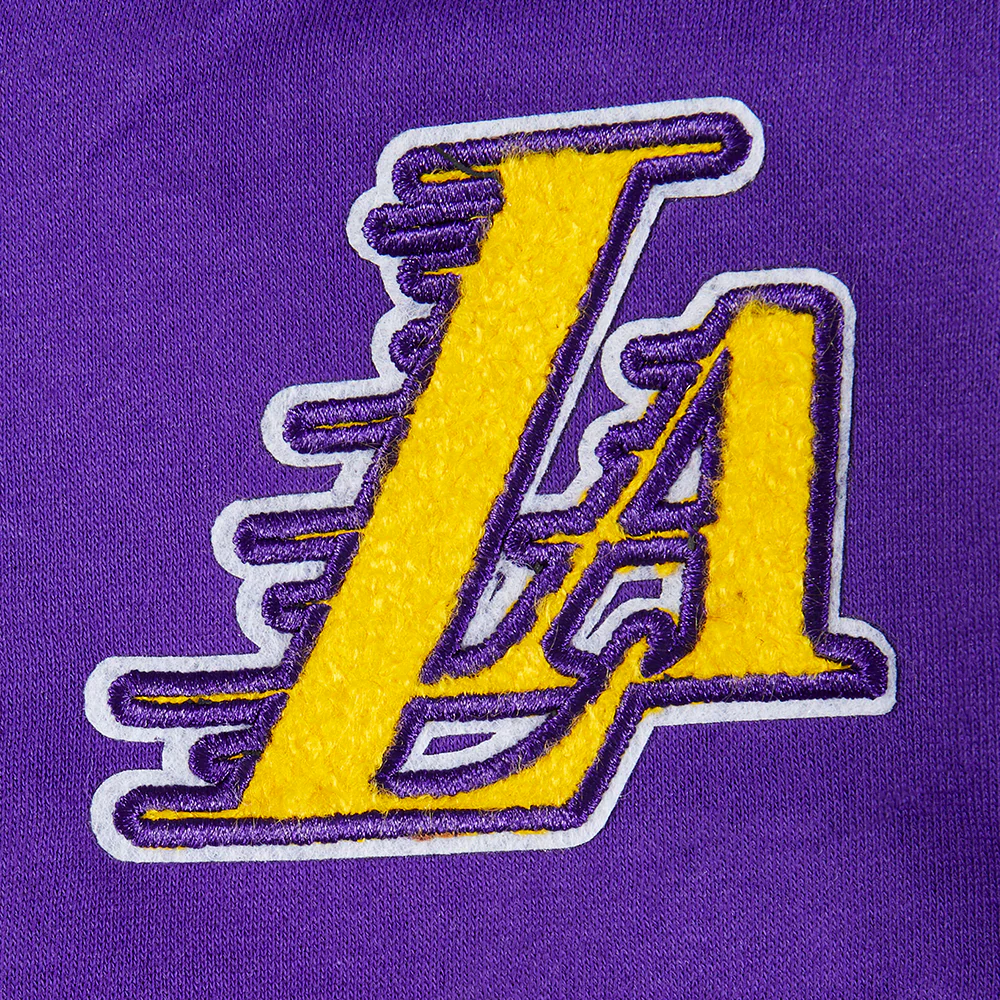 NBA LOS ANGELES LAKERS CLASSIC TODDLER GIRLS FLEECE FULL ZIP HOODIE  (PURPLE) - Image 8