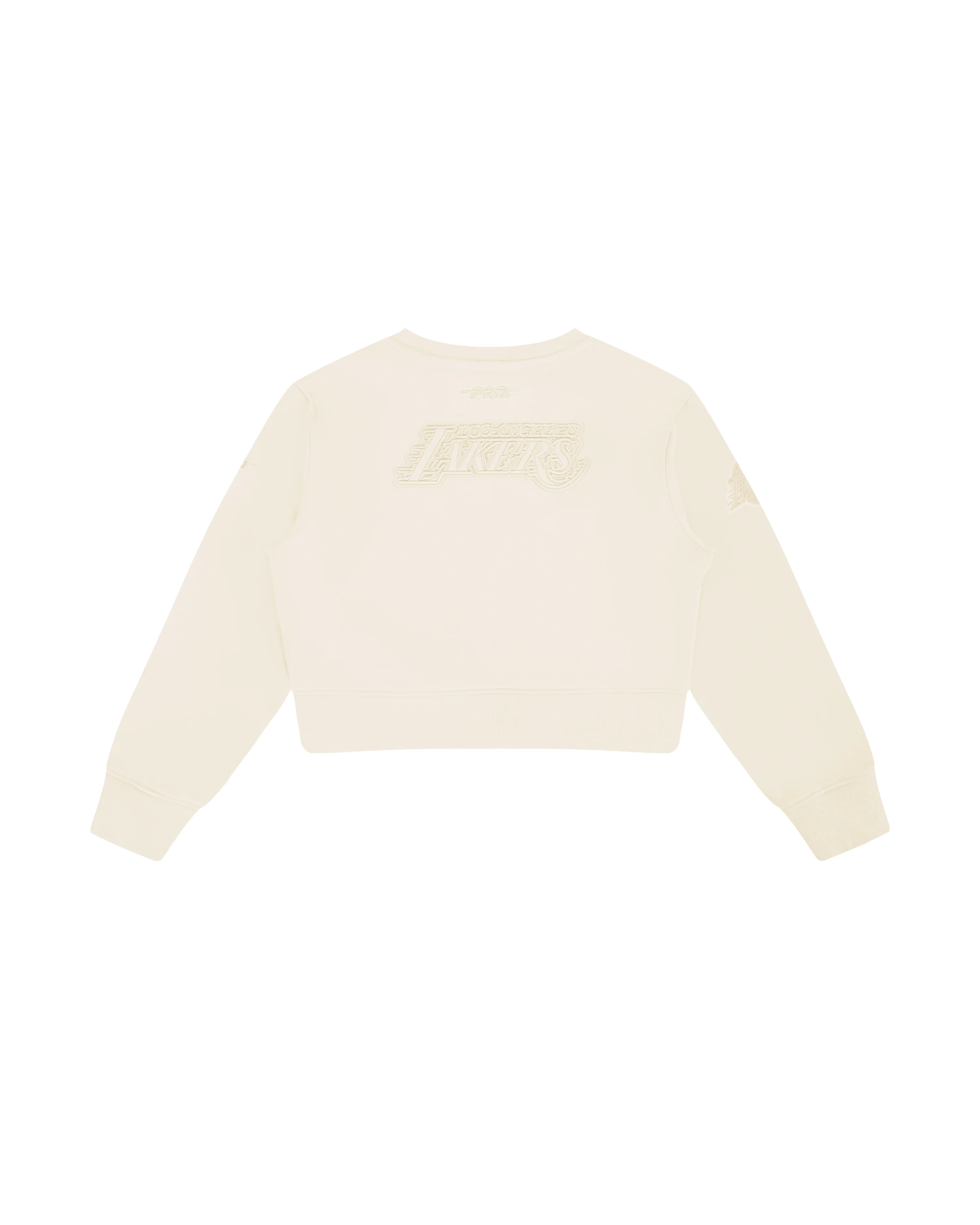 NBA LOS ANGELES LAKERS NEUTRAL TODDLER GIRLS FLEECE CREWNECK (EGGSHELL) - Image 2