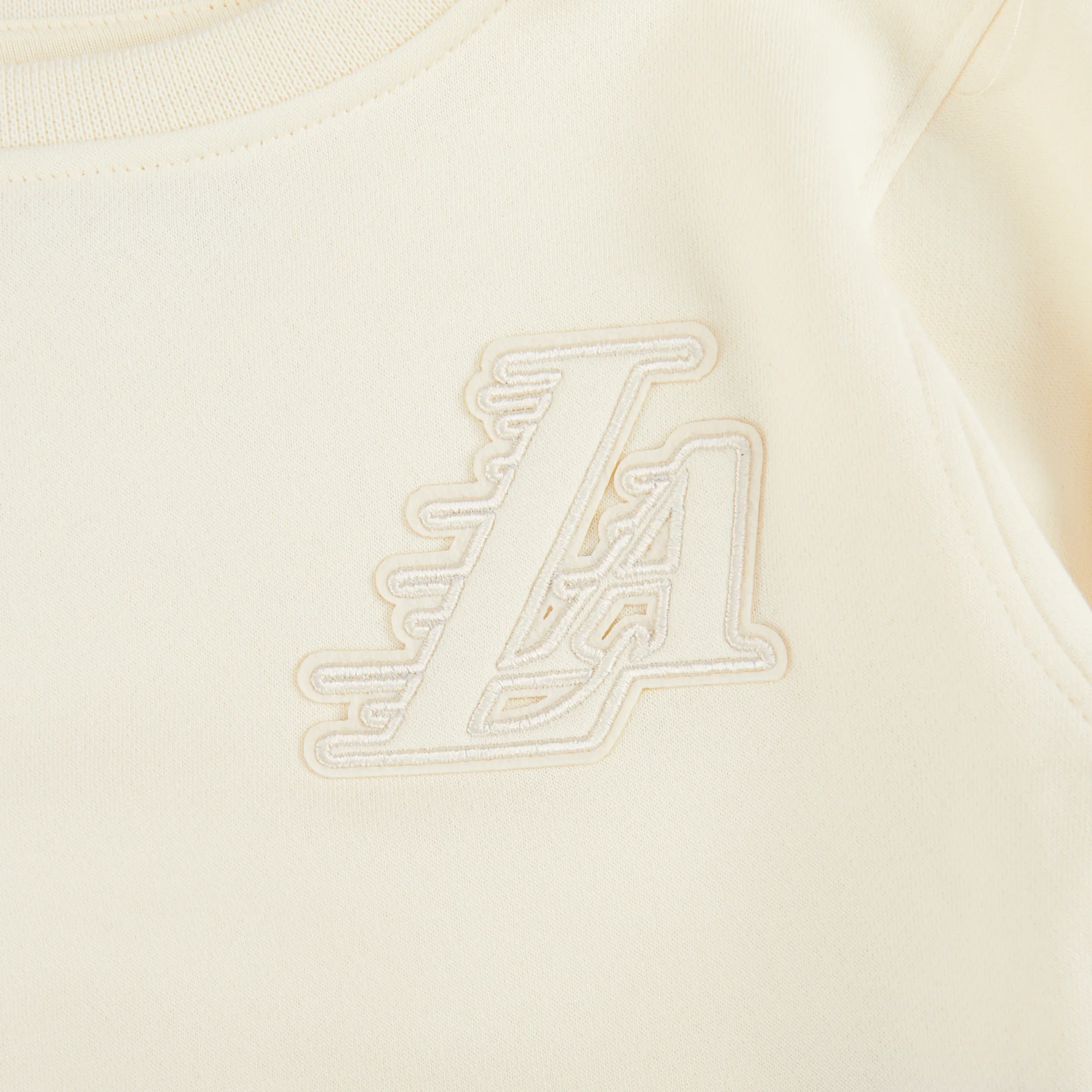 NBA LOS ANGELES LAKERS NEUTRAL TODDLER GIRLS FLEECE CREWNECK (EGGSHELL) - Image 3