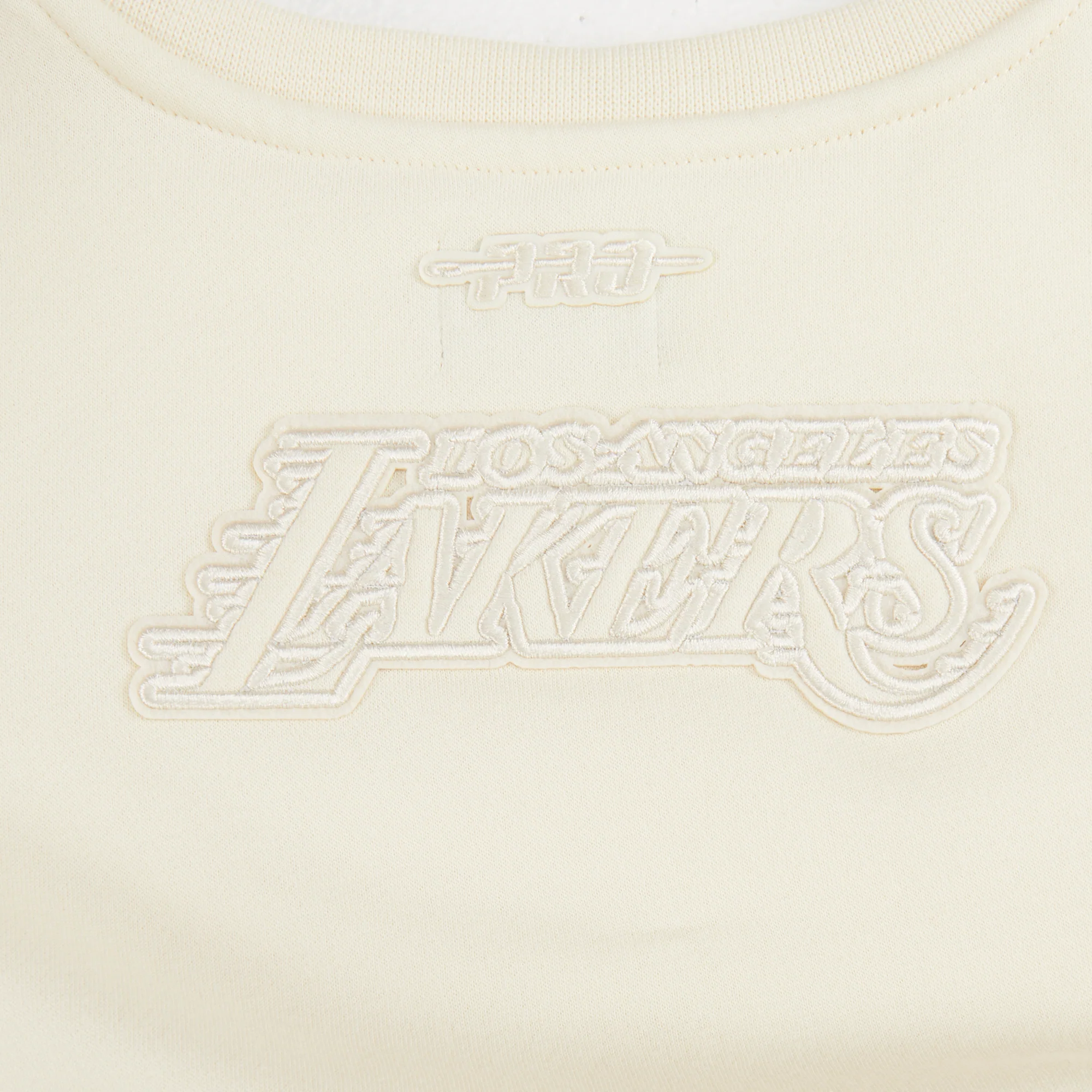 NBA LOS ANGELES LAKERS NEUTRAL TODDLER GIRLS FLEECE CREWNECK (EGGSHELL) - Image 5