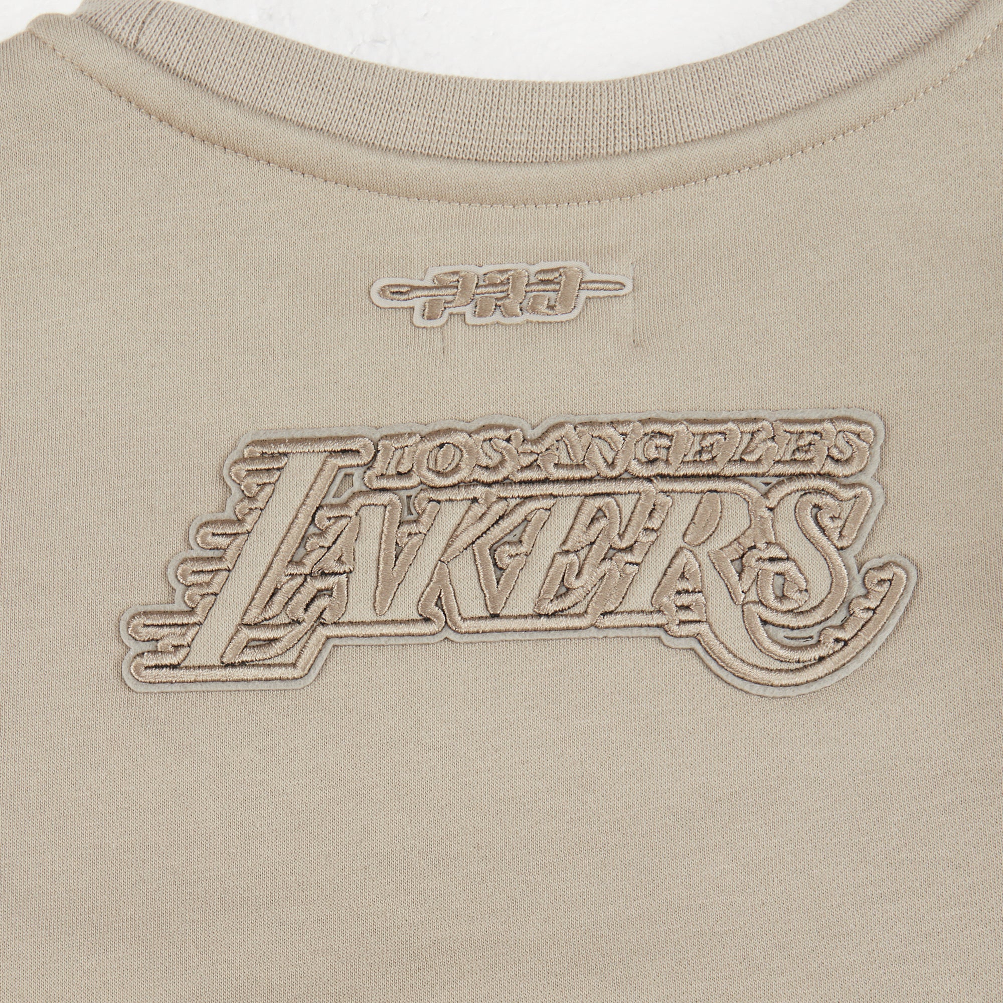 NBA LOS ANGELES LAKERS NEUTRAL TODDLER GIRLS FLEECE CREWNECK (TAUPE) - Image 7