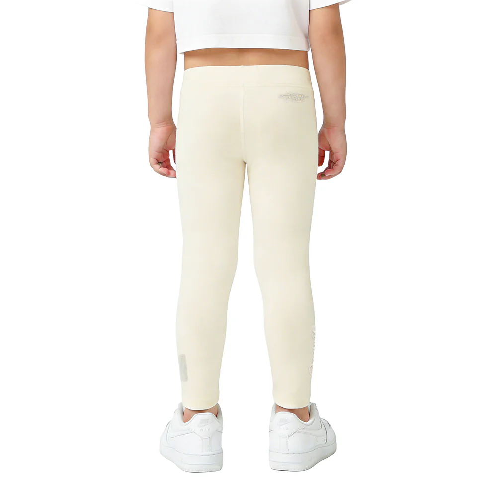 NBA LOS ANGELES LAKERS NEUTRAL TODDLER GIRLS LEGGING (EGGSHELL) - Image 3