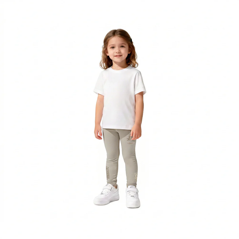 NBA LOS ANGELES LAKERS NEUTRAL TODDLER GIRLS LEGGING (TAUPE)