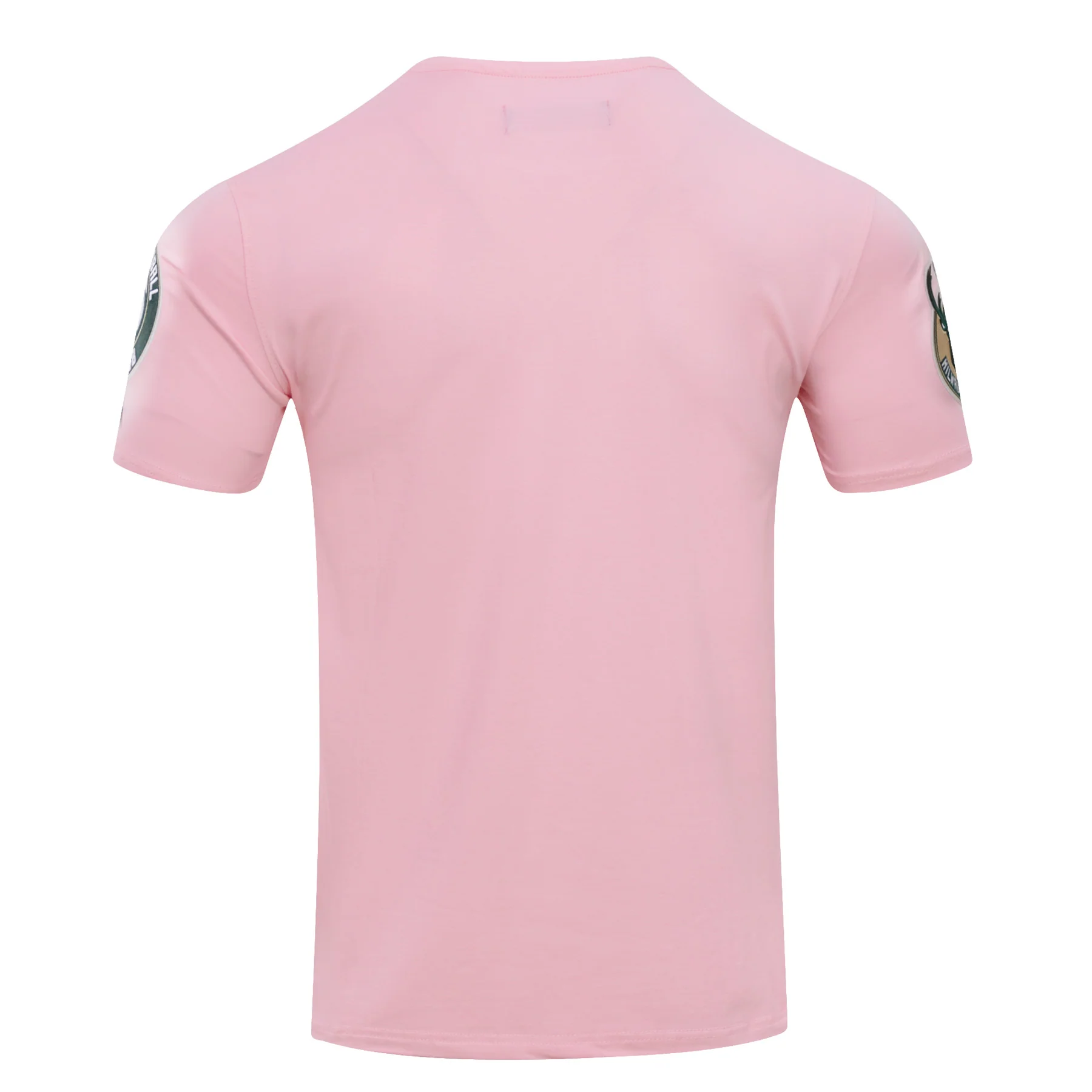 NBA MILWAUKEE BUCKS CLASSIC CHENILLE MEN'S TEE (PINK) - Image 4