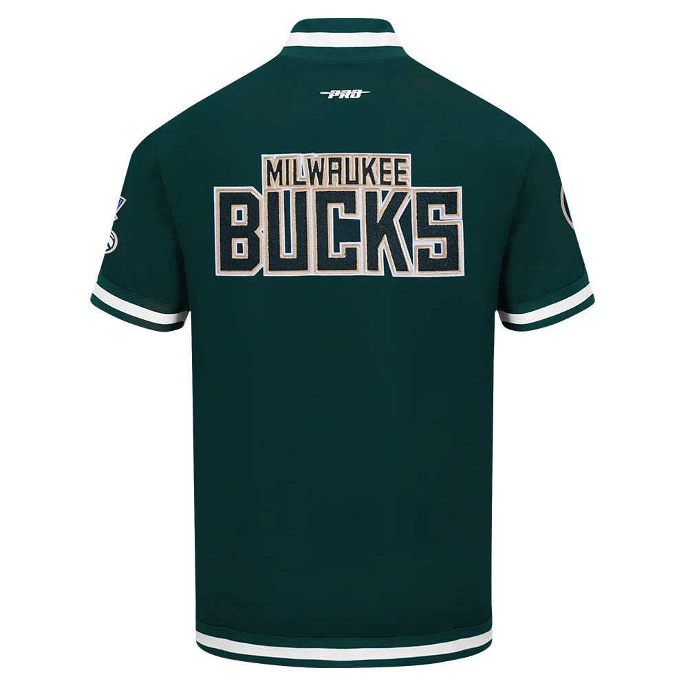 NBA MILWAUKEE BUCKS GIANNIS ANTETOKOUNMPO #34 CLASSIC MEN'S WARM UP JA (FOREST GREEN) - Image 3