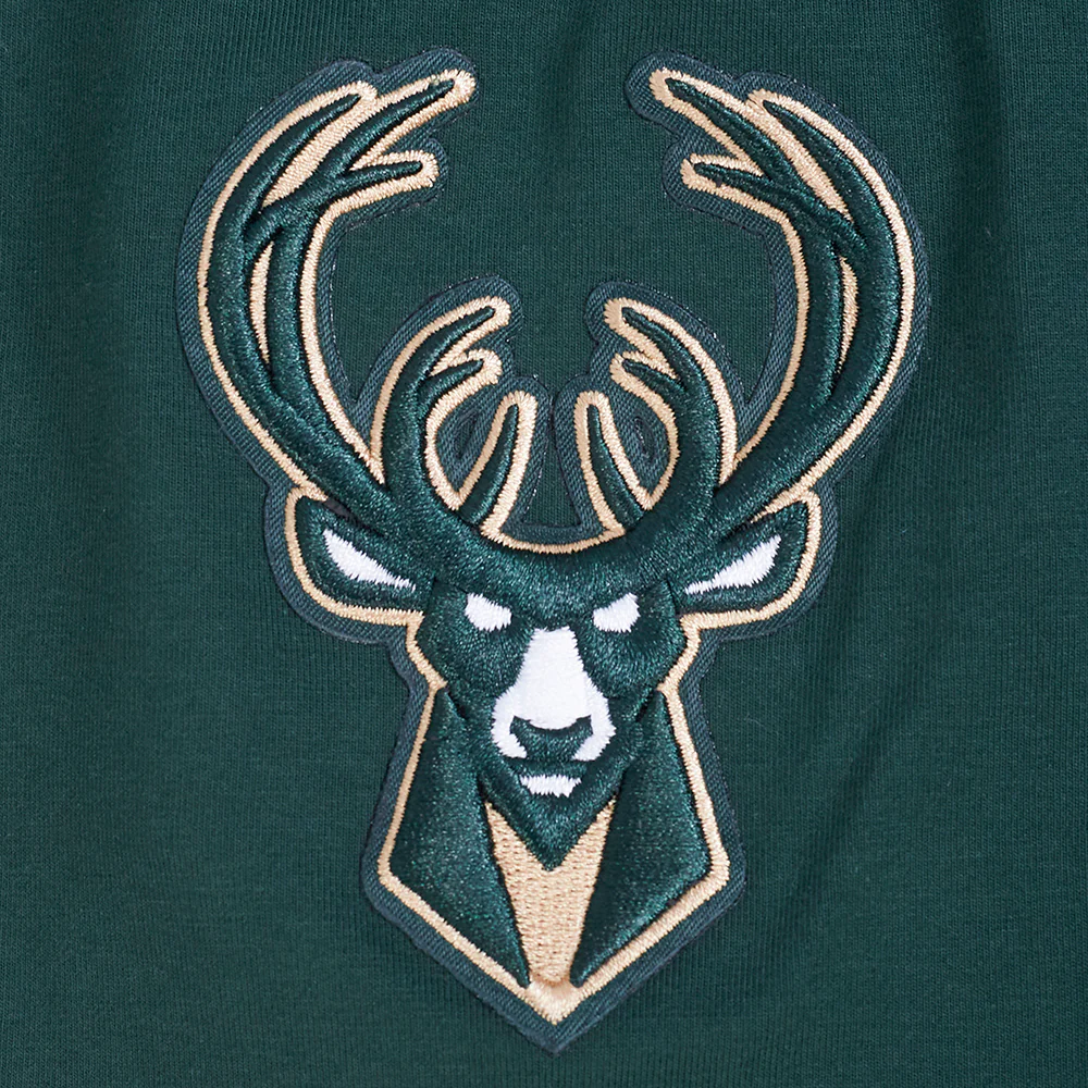 NBA MILWAUKEE BUCKS CITY RANSOM MEN'S SINGLE JERSEY TEE (FOREST GREEN) - Image 7