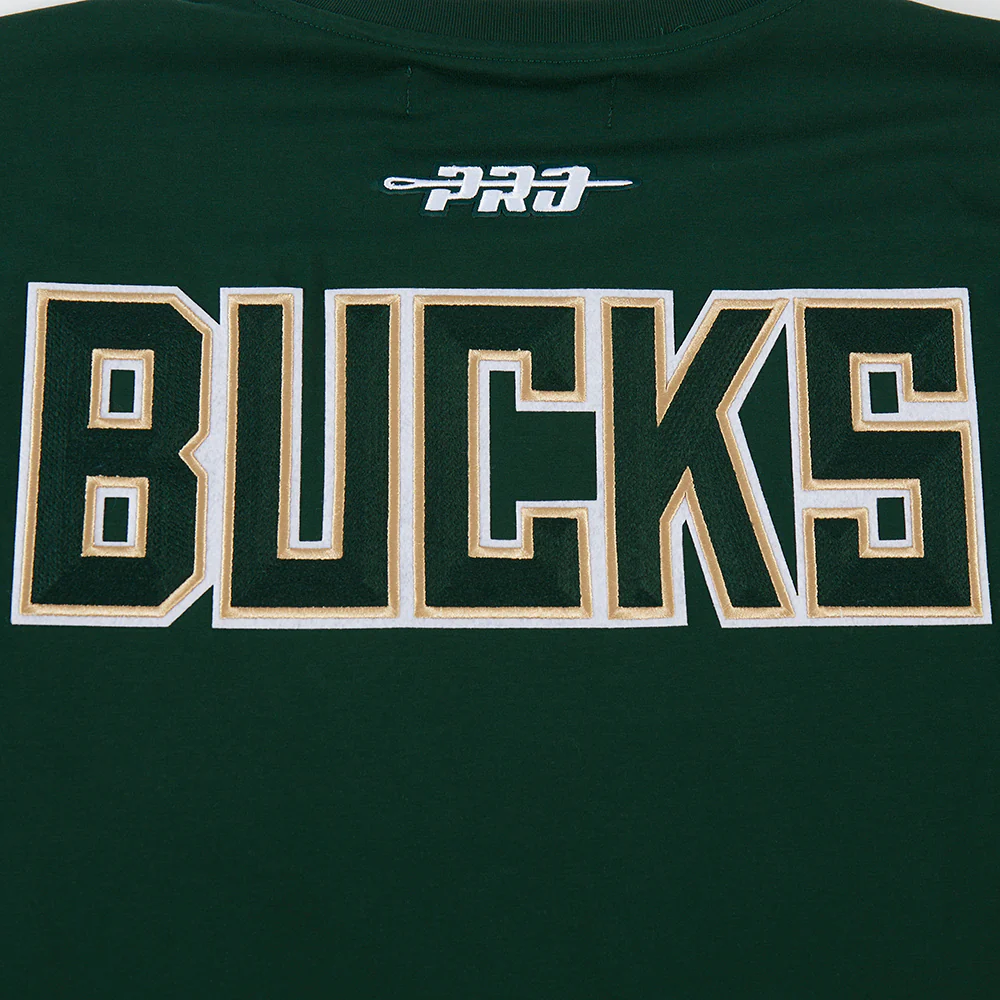 NBA MILWAUKEE BUCKS CITY RANSOM MEN'S SINGLE JERSEY TEE (FOREST GREEN) - Image 8