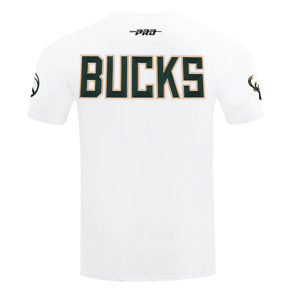 NBA MILWAUKEE BUCKS CITY RANSOM MEN'S SINGLE JERSEY TEE (WHITE) - Image 3