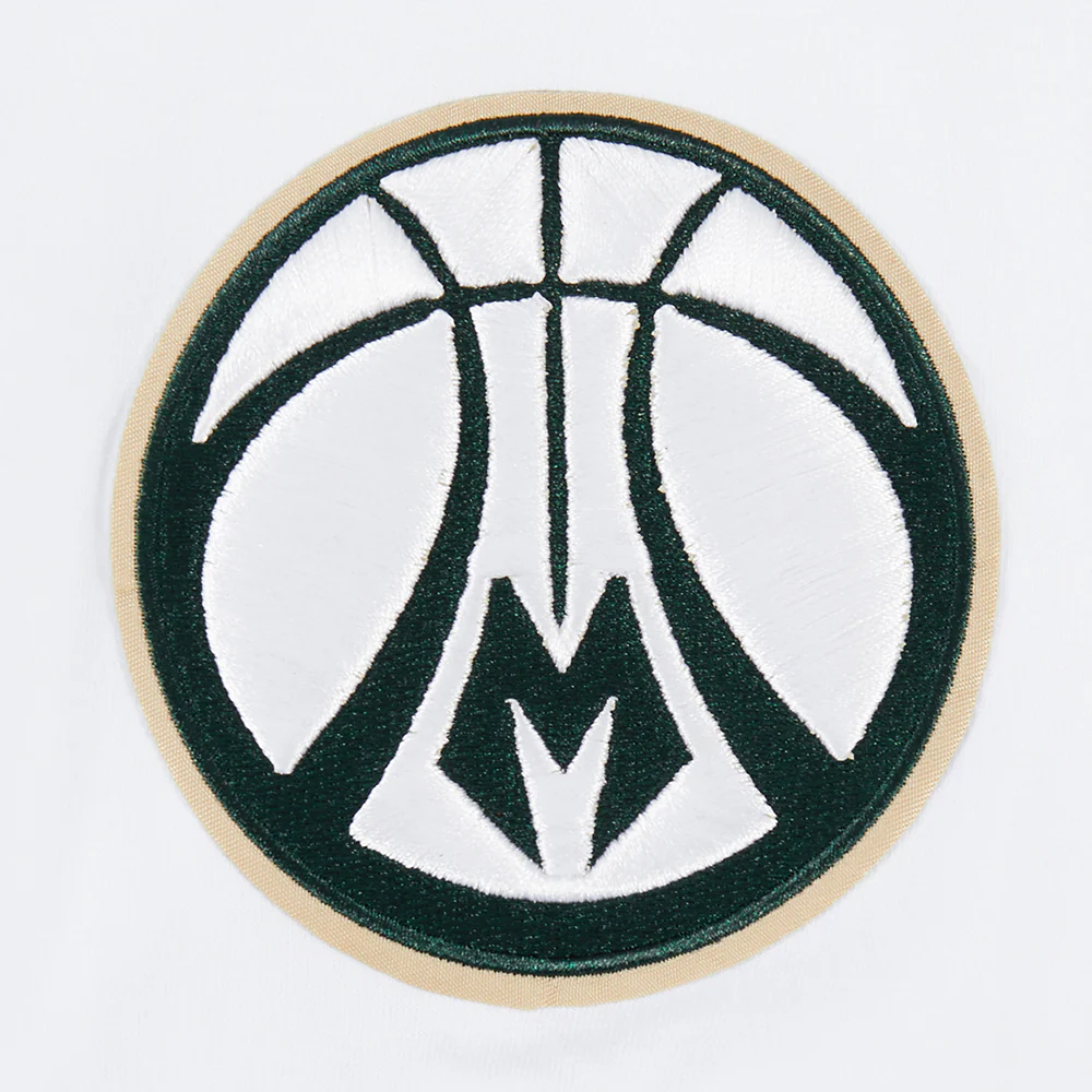 NBA MILWAUKEE BUCKS CITY RANSOM MEN'S SINGLE JERSEY TEE (WHITE) - Image 7
