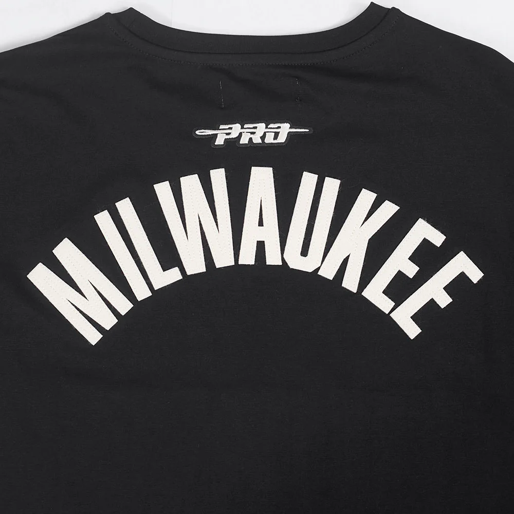 NBA MILWAUKEE BUCKS MODERN ORIGINALS MEN'S SJ TEE (BLACK) - Image 8