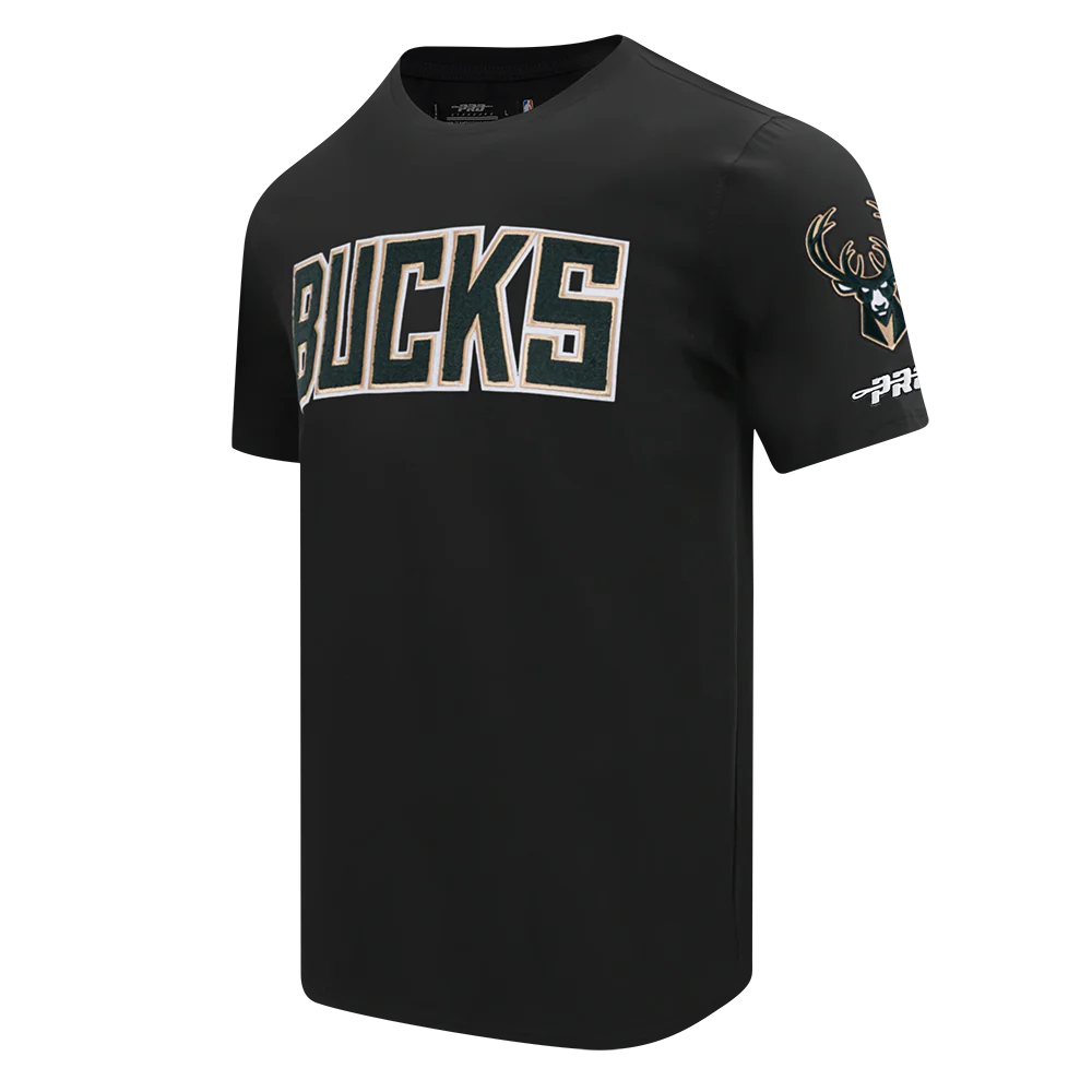 NBA MILWAUKEE BUCKS GIANNIS ANTETOKOUNMPO #34 CLASSIC PNN MEN'S SJ T (BLACK) - Image 2