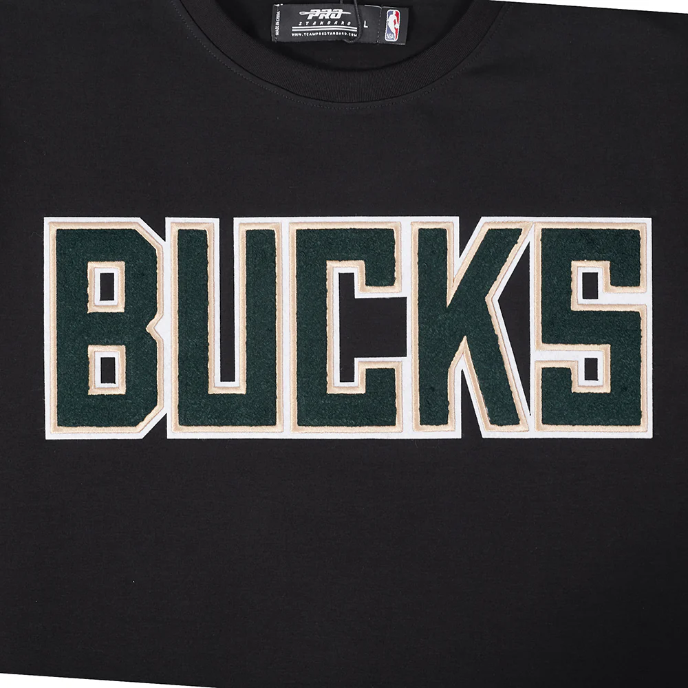 NBA MILWAUKEE BUCKS GIANNIS ANTETOKOUNMPO #34 CLASSIC PNN MEN'S SJ T (BLACK) - Image 5