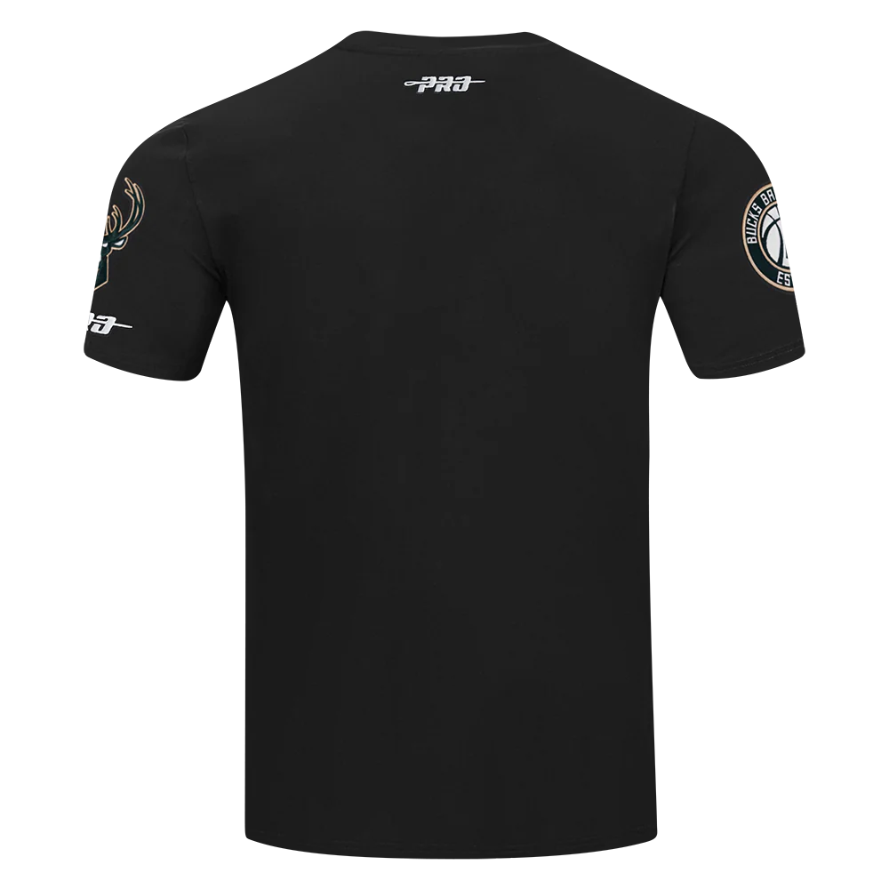 NBA MILWAUKEE BUCKS Giannis Antetokounmpo #34 CLASSIC PNN MEN'S SJ T (BLACK) - Image 5