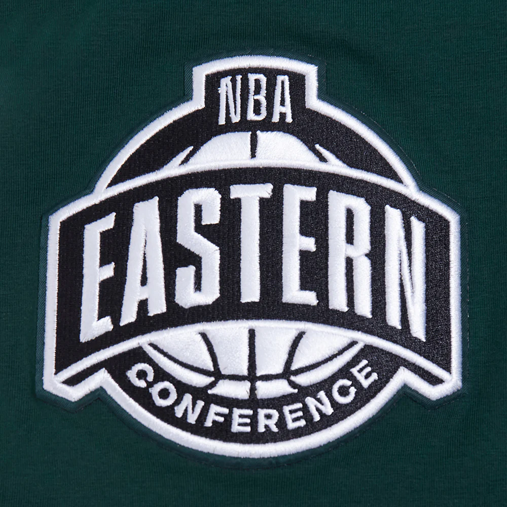 NBA MILWAUKEE BUCKS LETTERMAN MEN'S S/S TEE (FOREST GREEN) - Image 5