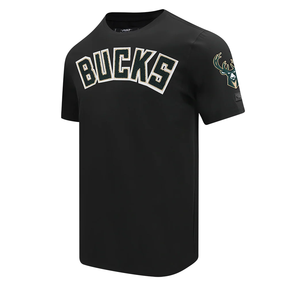 NBA MILWAUKEE BUCKS PLAYER NAME AND NUMBER MEN'S S/S TEE (DARK GREEN) - Image 2