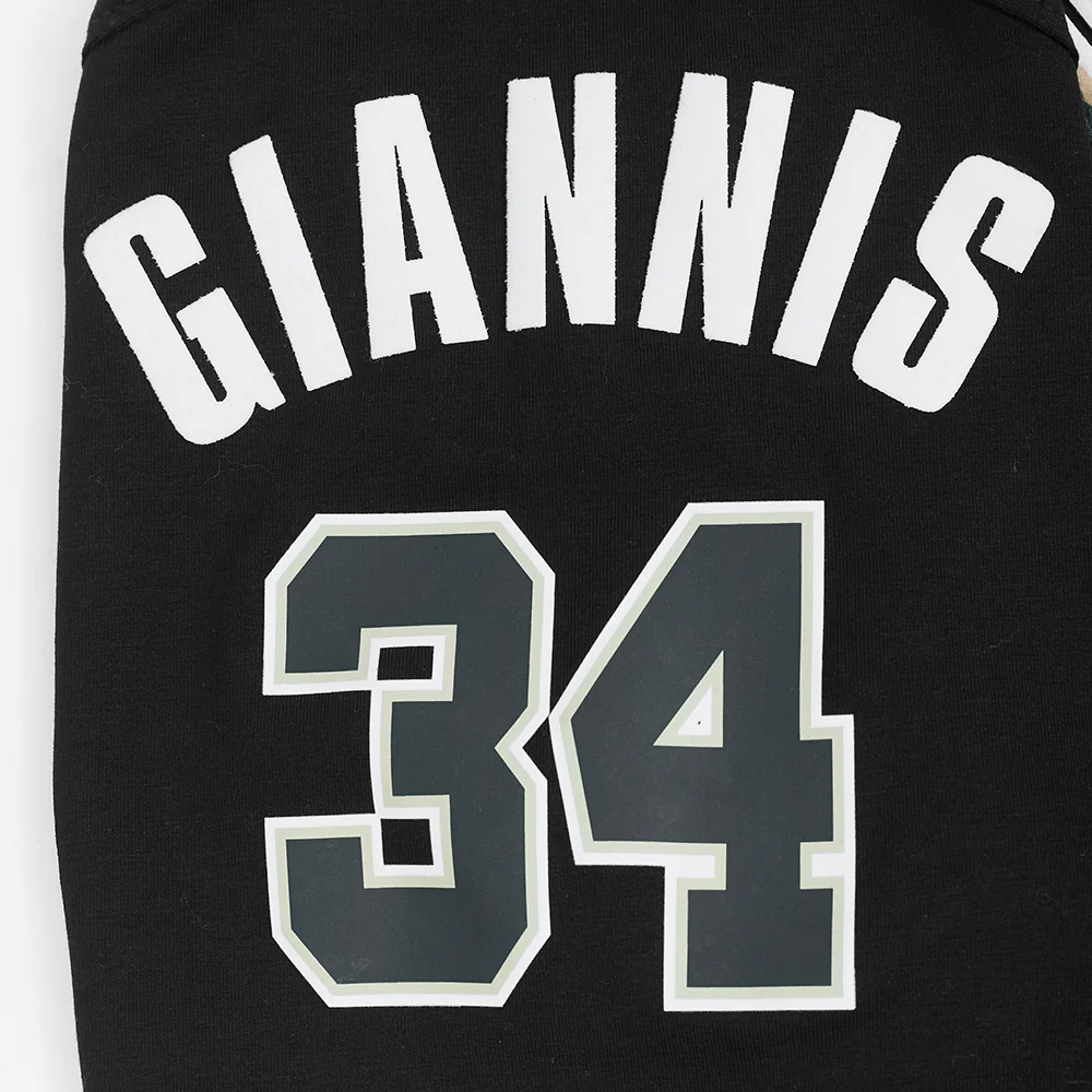 NBA MILWAUKEE BUCKS PLAYER NAME AND NUMBER MEN'S S/S TEE (DARK GREEN) - Image 6