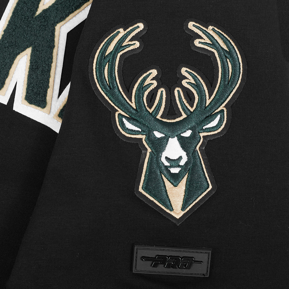 NBA MILWAUKEE BUCKS PLAYER NAME AND NUMBER MEN'S S/S TEE (DARK GREEN) - Image 7