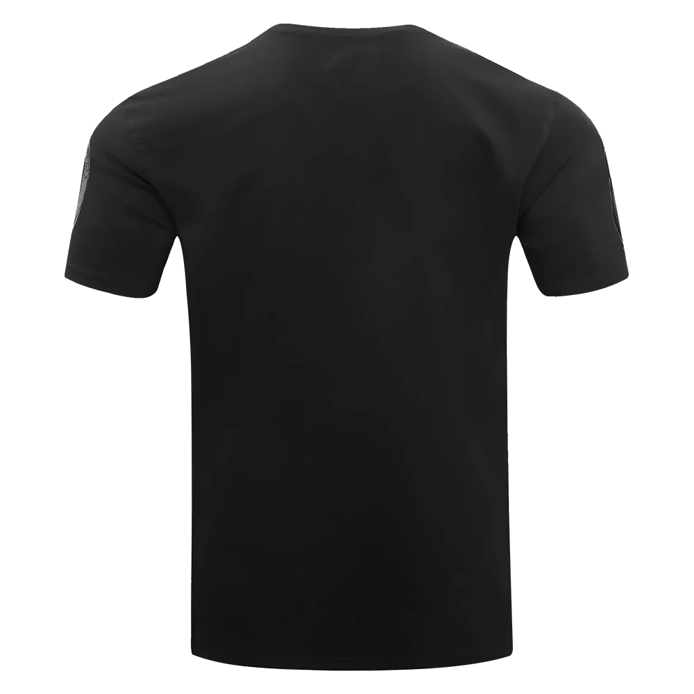 NBA MILWAUKEE BUCKS TRIPLE BLACK LOGO PRO TEAM MEN'S TEE (BLACK) - Image 6