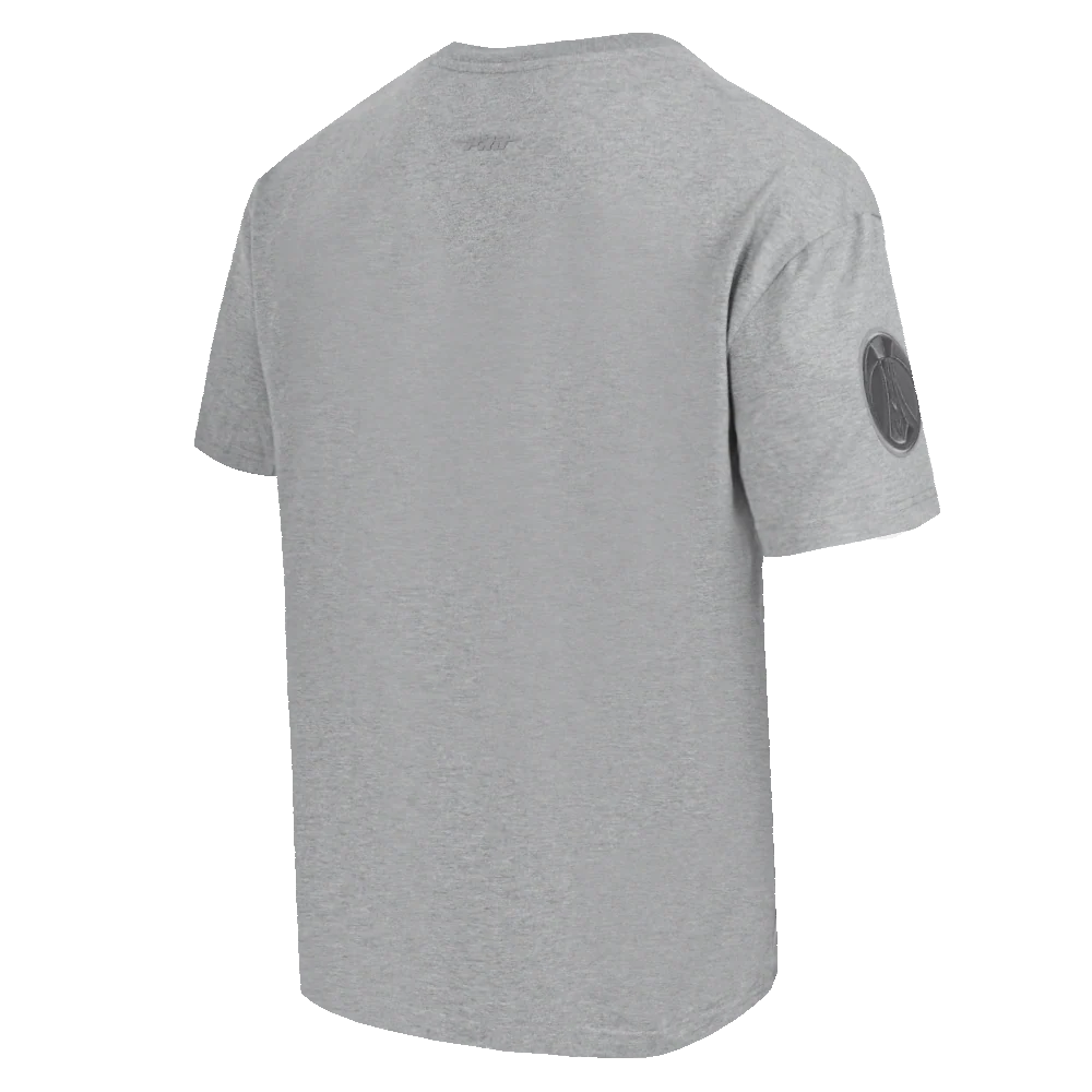 NBA MILWAUKEE BUCKS NEUTRAL MEN'S DROP SHOULDER TEE (DARK HEATHER GRAY) - Image 4