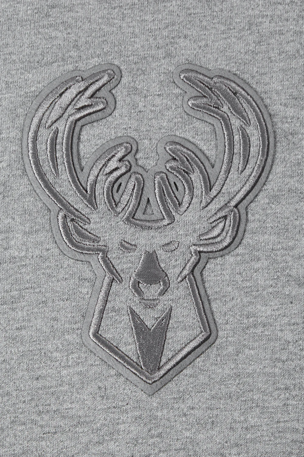 NBA MILWAUKEE BUCKS NEUTRAL MEN'S DROP SHOULDER TEE (DARK HEATHER GRAY) - Image 5