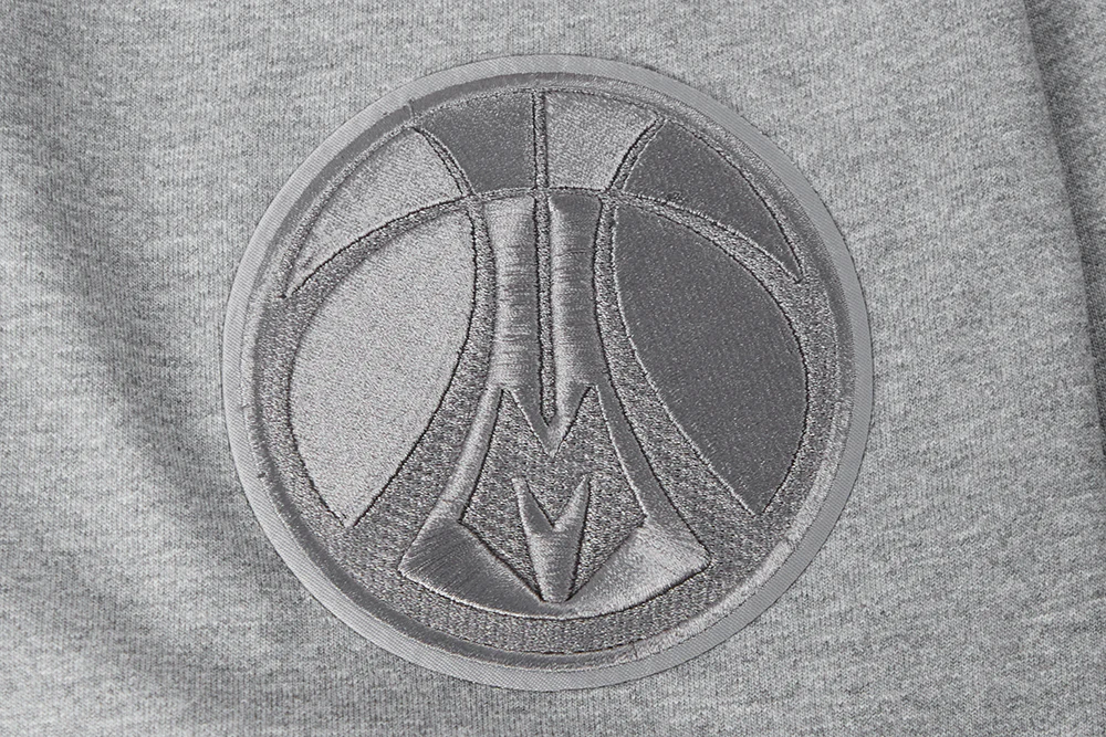 NBA MILWAUKEE BUCKS NEUTRAL MEN'S DROP SHOULDER TEE (DARK HEATHER GRAY) - Image 6