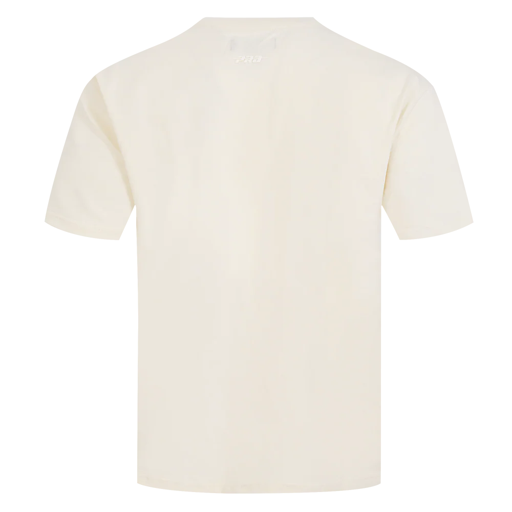 NBA MILWAUKEE BUCKS NEUTRAL MEN'S DROP SHOULDER TEE (EGGSHELL) - Image 5