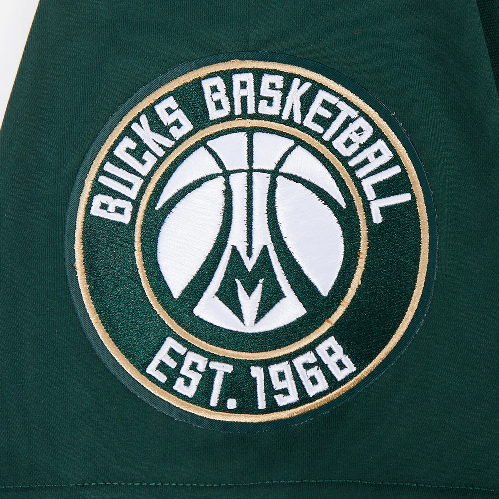 NBA MILWAUKEE BUCKS GIANNIS ANTETOKOUNMPO #34 DRIVE SINGLE JERSEY TEE (FOREST GREEN) - Image 12