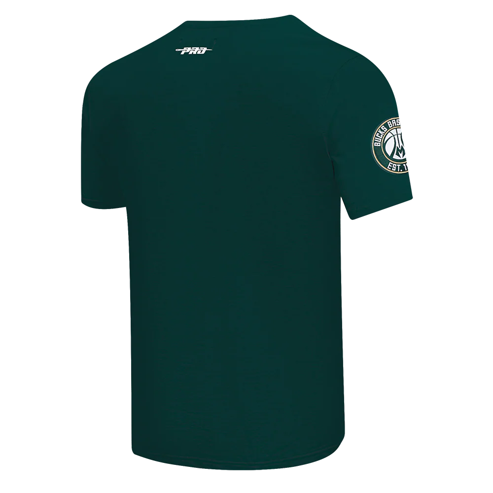 NBA MILWAUKEE BUCKS GIANNIS ANTETOKOUNMPO #34 DRIVE SINGLE JERSEY TEE (FOREST GREEN) - Image 8