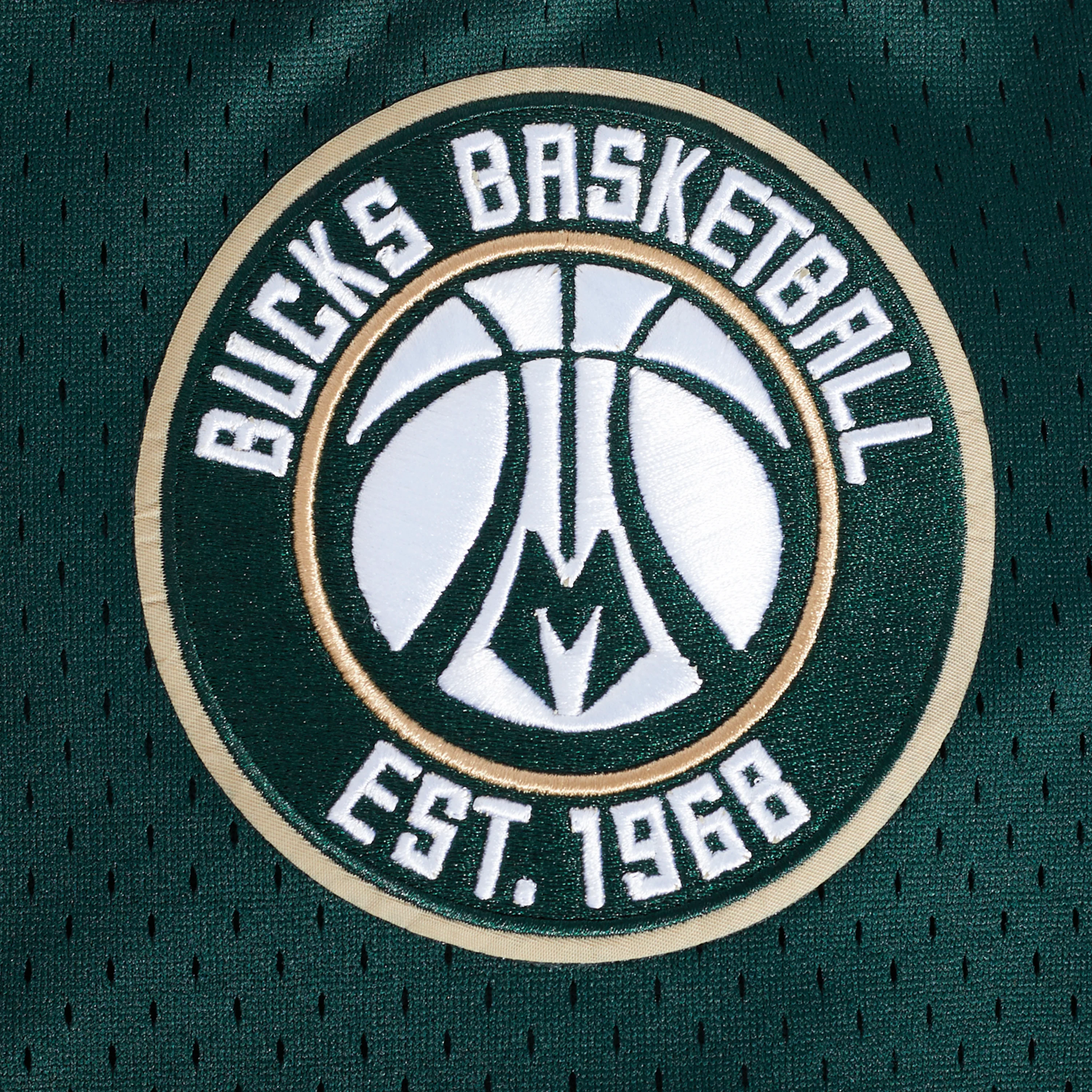 NBA MILWAUKEE BUCKS CLASSIC MESH MEN'S SHORT (FOREST GREEN) - Image 8