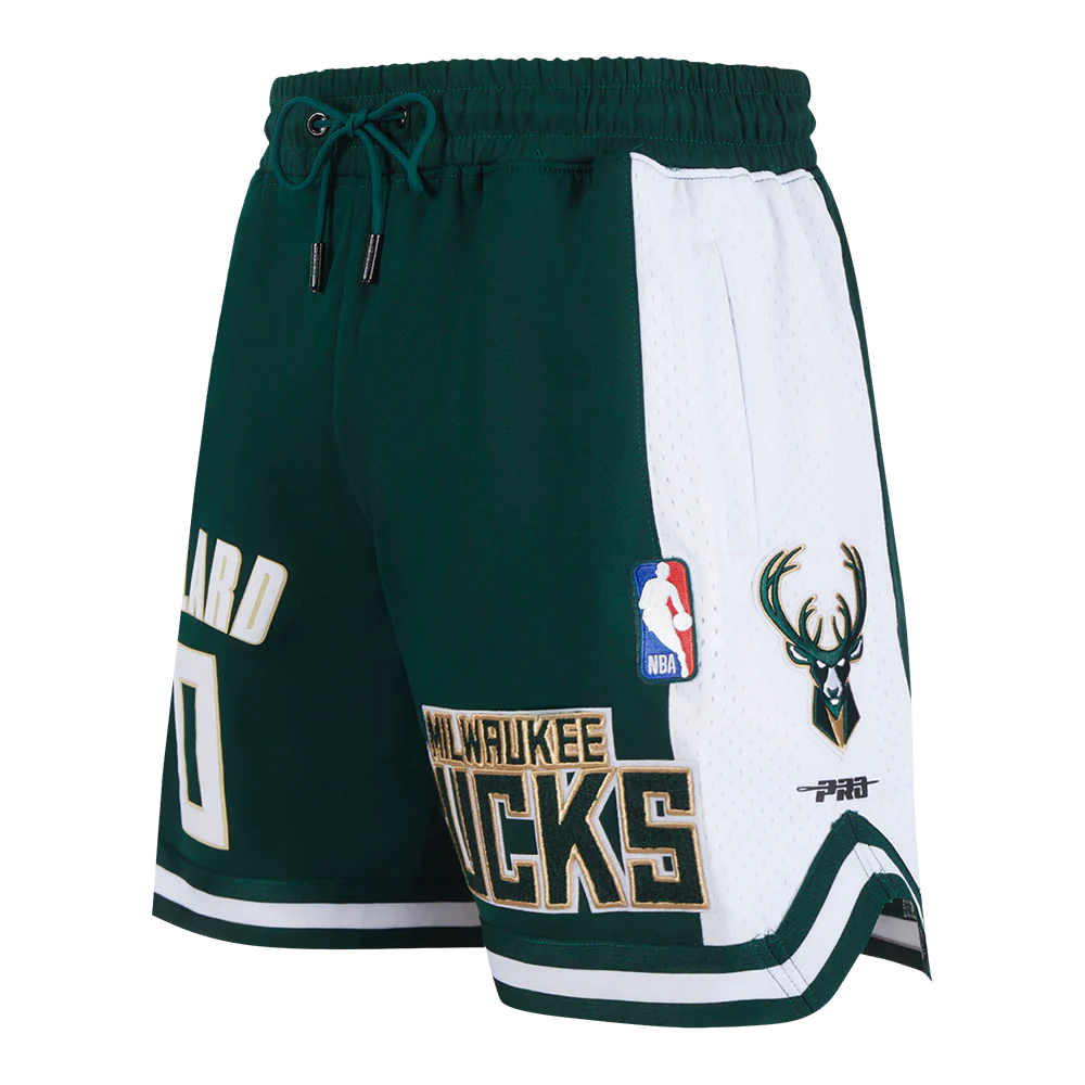NBA MILWAUKEE BUCKS DAMIAN LILLARD #0 CLASSIC MEN'S DK 2.0 SHORT (FOREST GREEN)