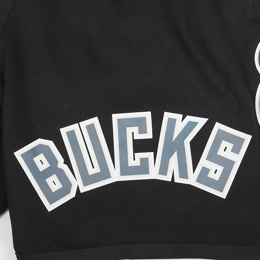 NBA MILWAUKEE BUCKS CLASSIC CHENILLE MEN'S SHORT (BLACK) - Image 12