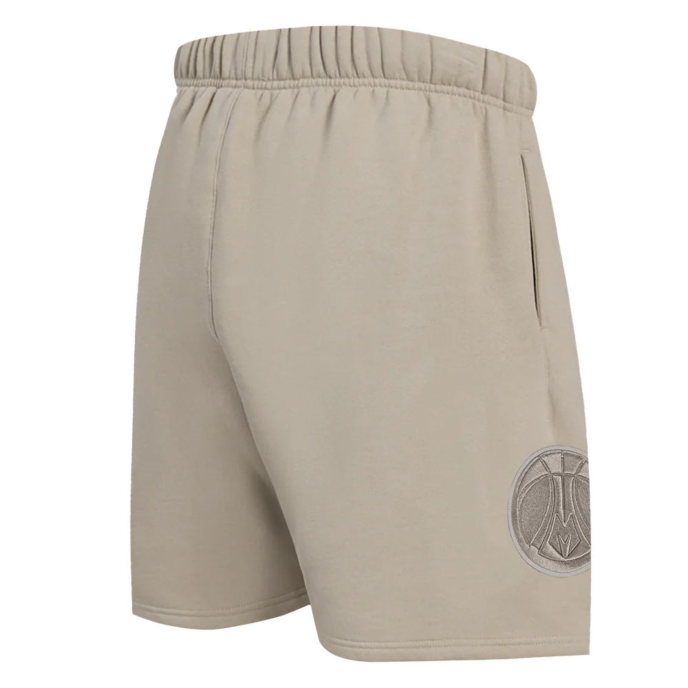 NBA MILWAUKEE BUCKS NEUTRAL MEN'S SHORT (TAUPE) - Image 6