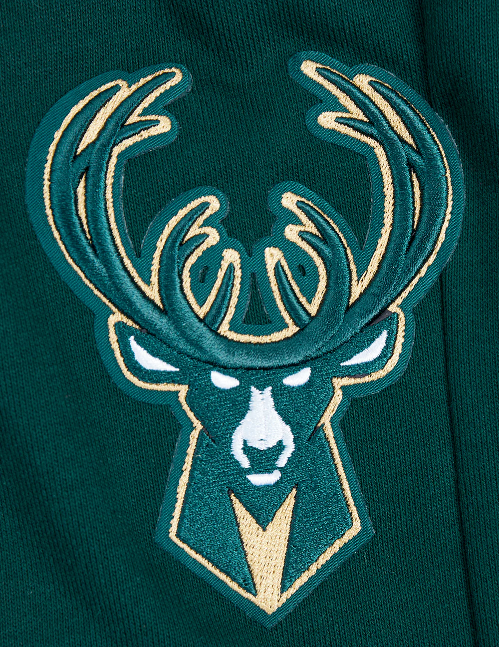 NBA MILWAUKEE BUCKS SCRIPT TAIL MEN'S RIB FLEECE SWEATPANT (FOREST GREEN) - Image 5