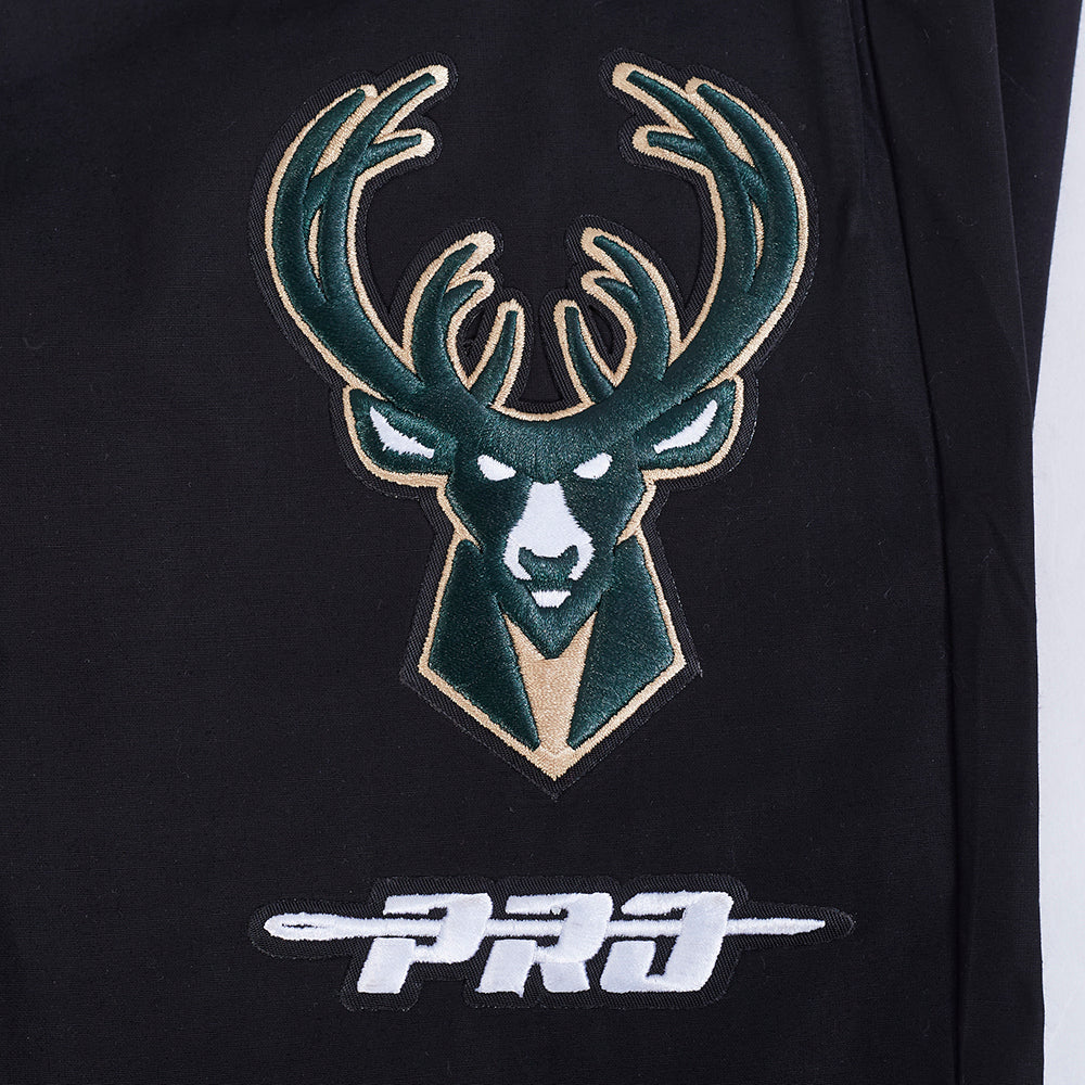 NBA MILWAUKEE BUCKS CLASSIC WIND SUIT MEN'S WOVEN PANT (BLACK) - Image 5