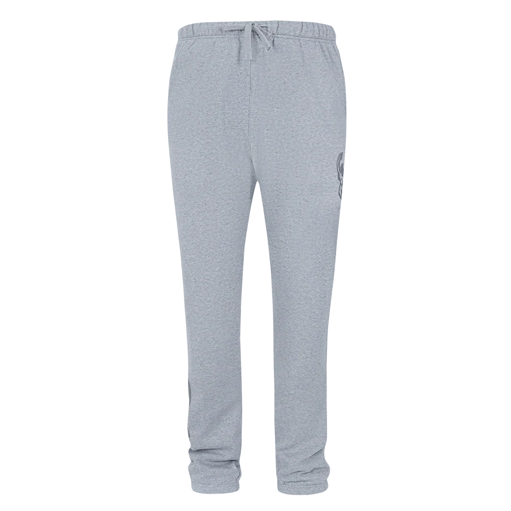 NBA MILWAUKEE BUCKS NEUTRAL MEN'S SWEATPANT (DARK HEATHER GRAY) - Image 5