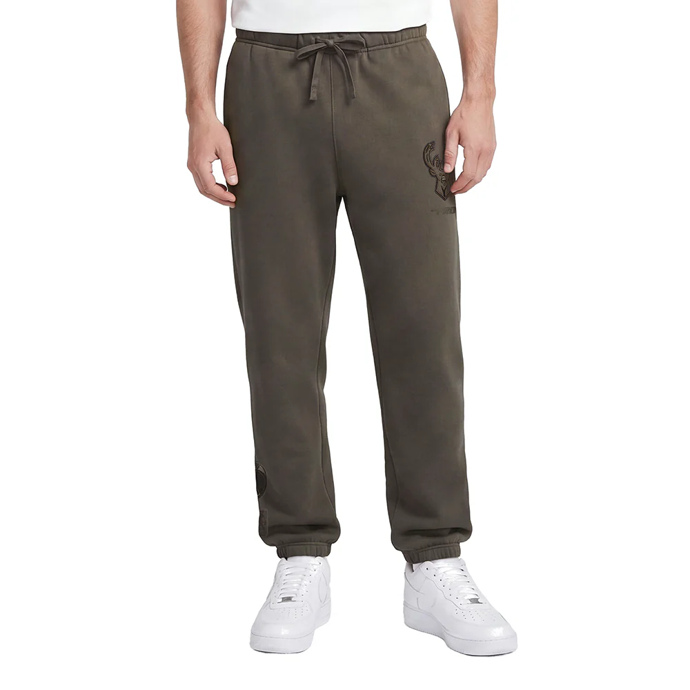 NBA MILWAUKEE BUCKS NEUTRAL MEN'S SWEATPANT (DARK TAUPE)